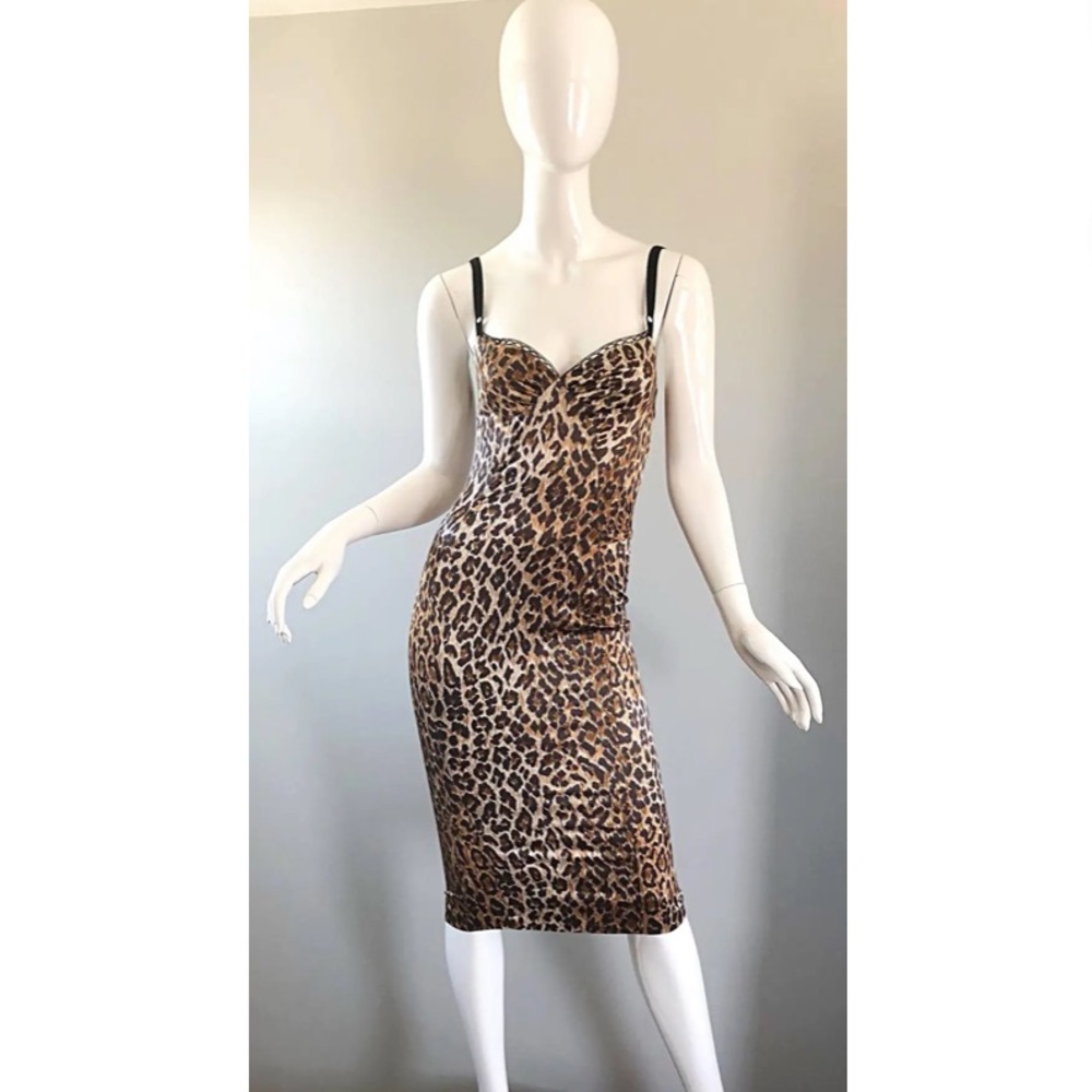 Dolce and Gabbana Iconic Leopard Print Dress